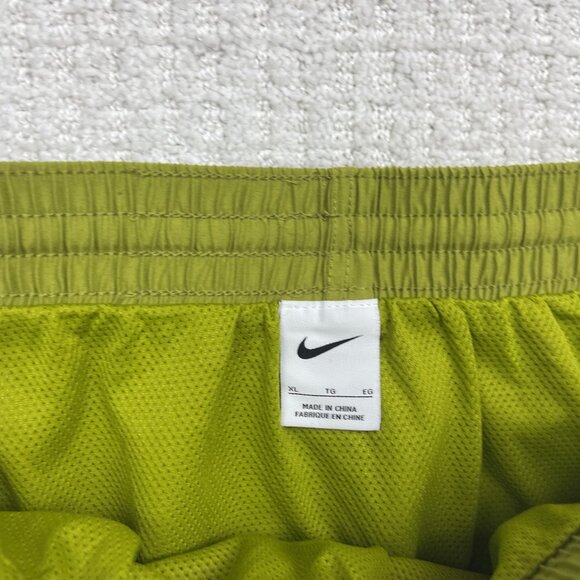 Nike Split 5" Men's XL Black / Green Volley Swim Shorts beach Surf Active Wear - Picture 6 of 12